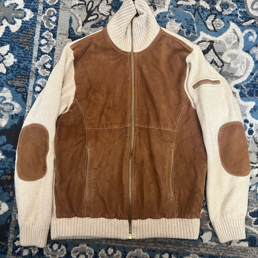 Paul & Shark Wool and Leather Jacket